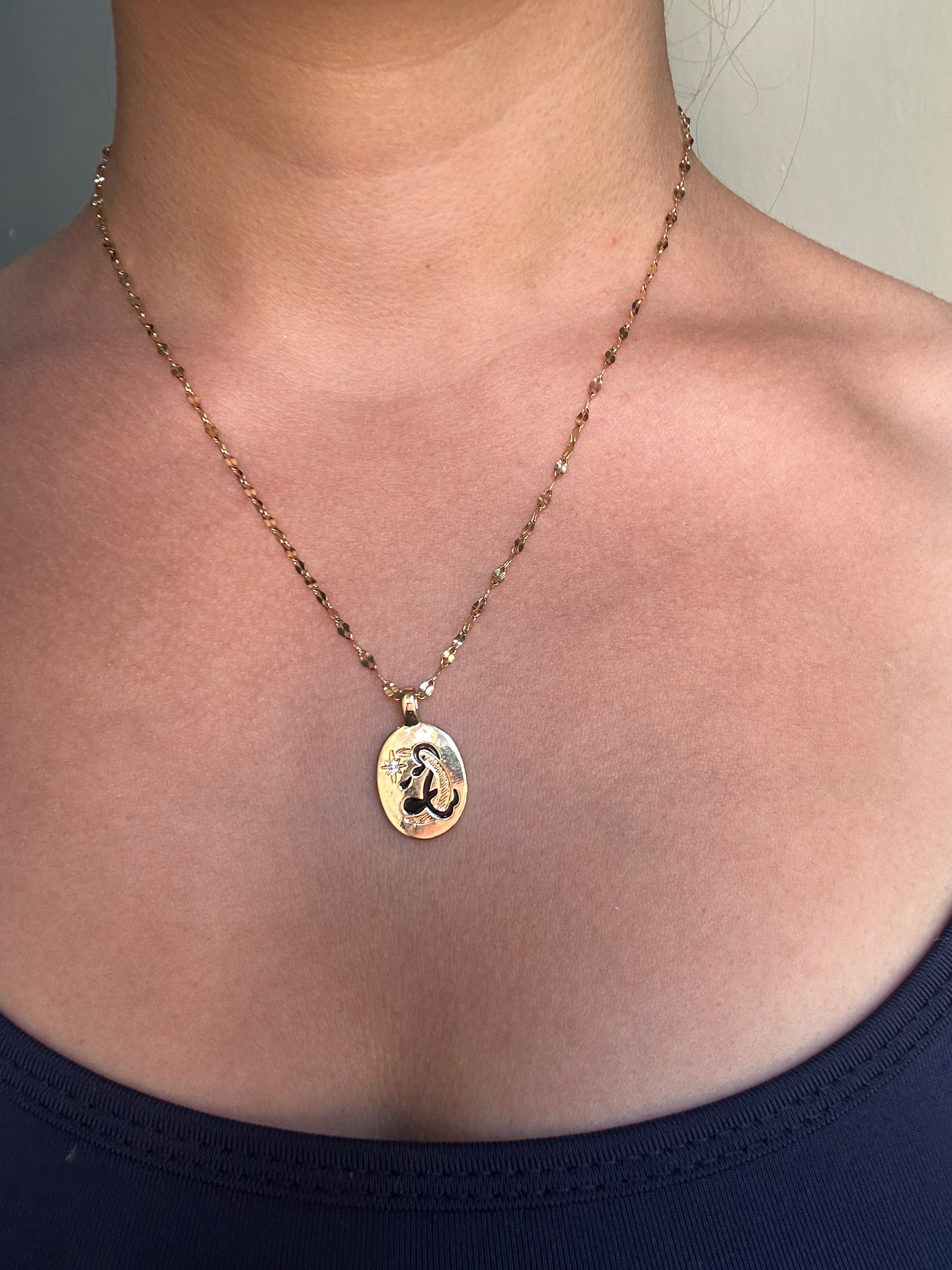 Çelik Yılan Detaylı Kolye