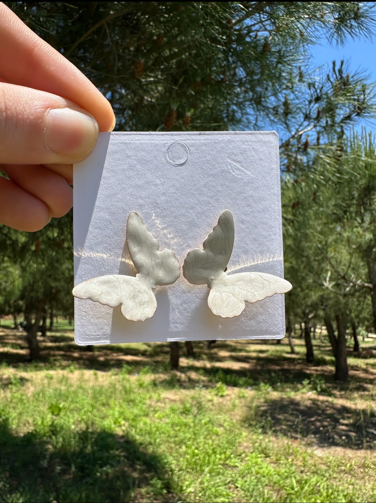 Mineli Kelebek Kolye