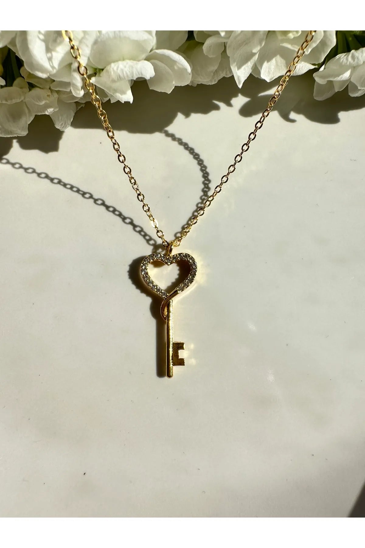 Çelik Anahtar Kolye