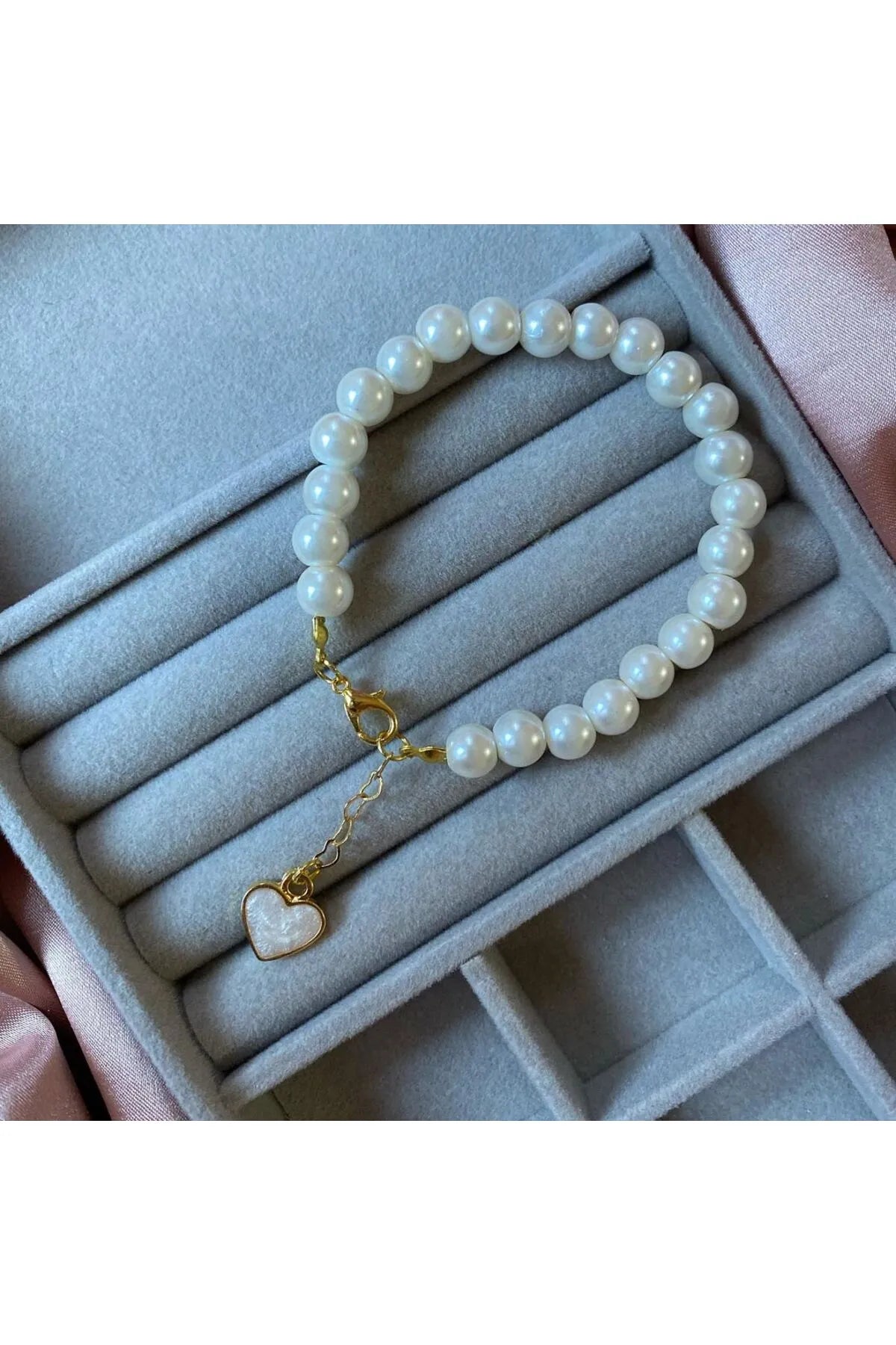 Kalpli İnci Bileklik