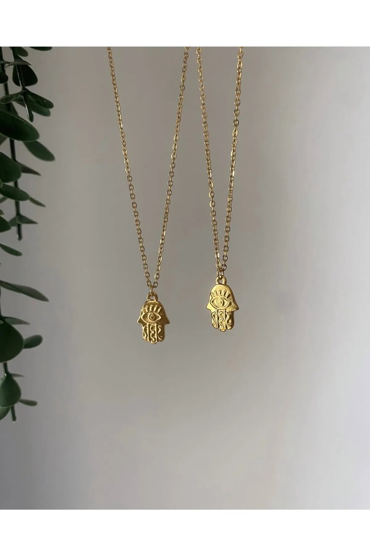 Çelik Fatma Ananın Eli Hamse Kolye